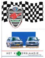 2006 ALFA ROMEO CLUB HET KLAVERBLAADJE 114 NEDERLANDS, Nieuw, Alfa Romeo, Author
