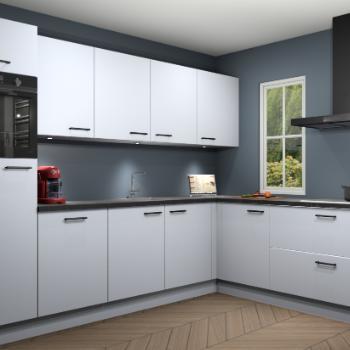 Witte keuken Paramaribo 12166, Huis en Inrichting, Keuken | Complete keukens, Verzenden