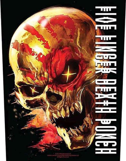 Five Finger Death Punch - And Justice for None - Backpatch, Verzamelen, Muziek, Artiesten en Beroemdheden, Kleding, Nieuw, Ophalen of Verzenden