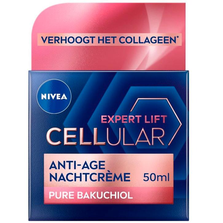 NIVEA Cellular Expert Lift Anti-Age Nachtcrème, Sieraden, Tassen en Uiterlijk, Uiterlijk | Gezichtsverzorging, Nieuw, Verzenden