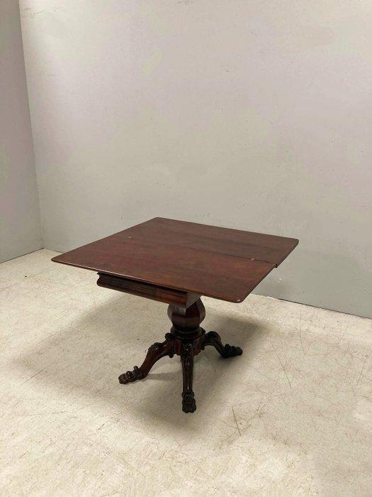 Manifattura Inglese - Art&Crafts - Speeltafel - Mahonie -, Antiek en Kunst, Antiek | Overige Antiek