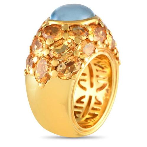 Mimi - Ring - 18 karaat Geel goud, Milano 18K Geelgouden, Sieraden, Tassen en Uiterlijk, Ringen