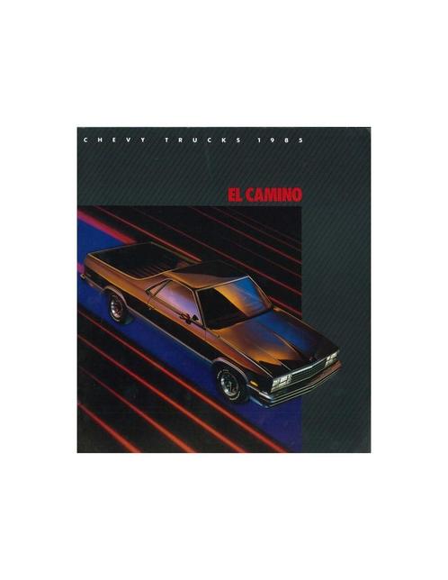 1985 CHEVROLET CHEVY EL CAMINO BROCHURE ENGELS, Boeken, Auto's | Folders en Tijdschriften, Chevrolet