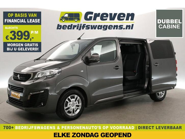 Peugeot Expert 2.0 BlueHDI L3H1 | DC | HUD | Airco |, Auto's, Bestelauto's, Te koop, Handgeschakeld, Financial lease, Diesel, Zilver of Grijs