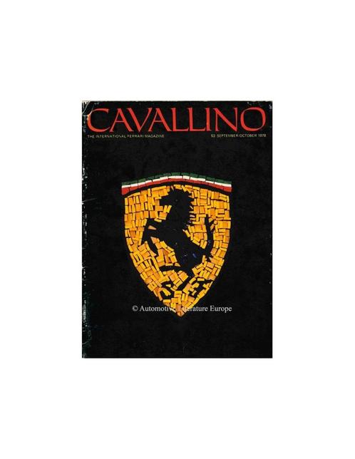 1978 FERRARI CAVALLINO MAGAZINE 01, Boeken, Auto's | Folders en Tijdschriften, Ferrari