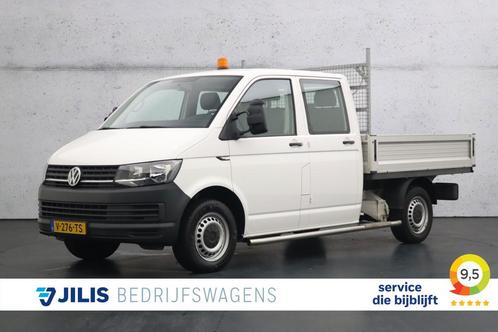 Volkswagen Transporter 2.0 TDI L2H1 DC Trendline | Pick Up |, Auto's, Volkswagen, Wit, Financial lease, Lease, Transporter, Ophalen of Verzenden