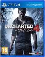 PS4 - Uncharted 4 A thiefs end, Spelcomputers en Games, Ophalen of Verzenden, Zo goed als nieuw