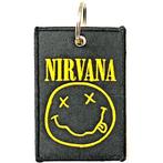 Nirvana - Smiley - Patch Sleutelhanger officiële merchandise, Verzamelen, Ophalen of Verzenden, Nieuw, Gebruiksvoorwerp