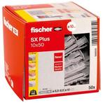 Spreidplug | Fischer | 50 stuks (10x50), Doe-het-zelf en Verbouw, IJzerwaren en Bevestigingsmiddelen, Verzenden, Nieuw