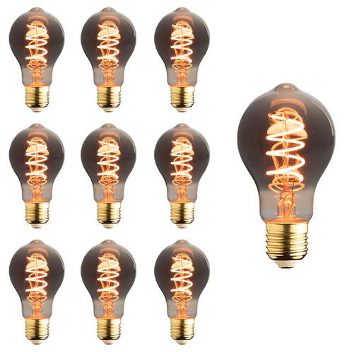 Set van 10 LED lampen E27 | 3-staps dimbaar | 5.5 watt | 180, Huis en Inrichting, Lampen | Losse lampen, Overige typen, Nieuw