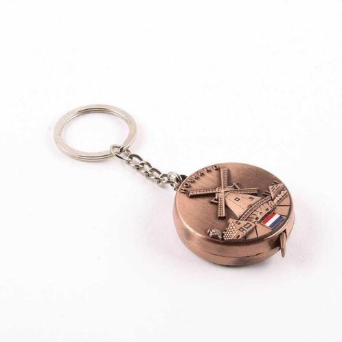 Sleutelhanger rolmaat koper molen Holland, Kleding | Heren, Schoenen, Nieuw, Ophalen of Verzenden