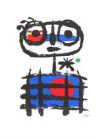 Joan Miró (1893-1983), daprès - Personnage, mangeur de