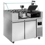 GGM Gastro | Voorbereidingstafel - 1210mm - 2 deuren - voor, Verzenden, Nieuw in verpakking