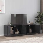 vidaXL Tv-meubelen 2 st 67x39x44 cm staal zwart, Huis en Inrichting, Kasten | Televisiemeubels, Verzenden, Nieuw, Metaal