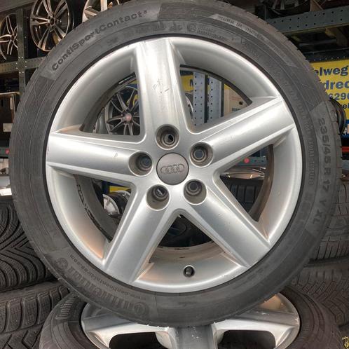 17 inch velgenset | Origineel Audi | 235/45-17, Auto-onderdelen, Banden en Velgen, 17 inch, Zomerbanden, 235 mm, Gebruikt, Banden en Velgen