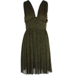 Nenette • korte jurk Auri in zwart met goud • 34 (IT40), Kleding | Dames, Jurken, Verzenden, Zwart, Maat 36 (S), Nenette