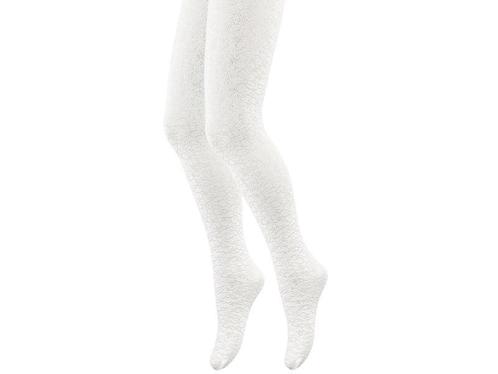 Kinderpanty met bloemen patroon - 40 den - Ecru, Kinderen en Baby's, Kinderkleding | Schoenen en Sokken, Verzenden