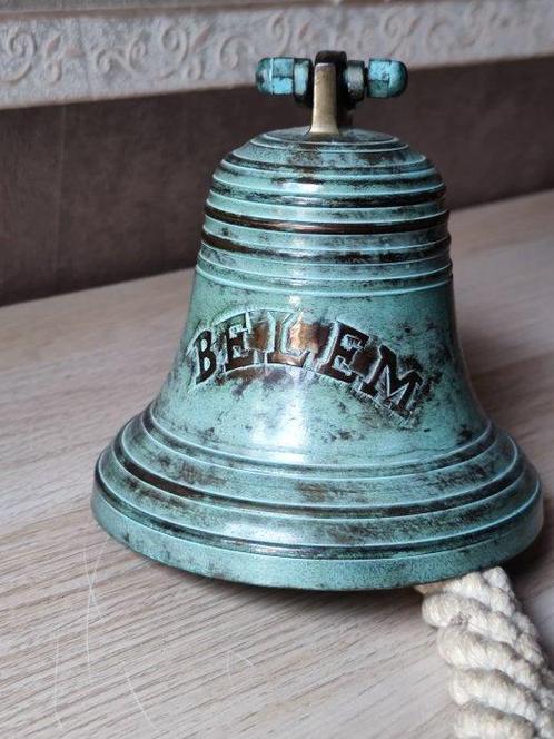 Scheepsbel - Brons - Belem, Antiek en Kunst, Curiosa en Brocante