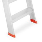 Huishoudtrap - ladder - 2x 4 treden - aluminium - 81 cm hoog, Ophalen of Verzenden, Nieuw