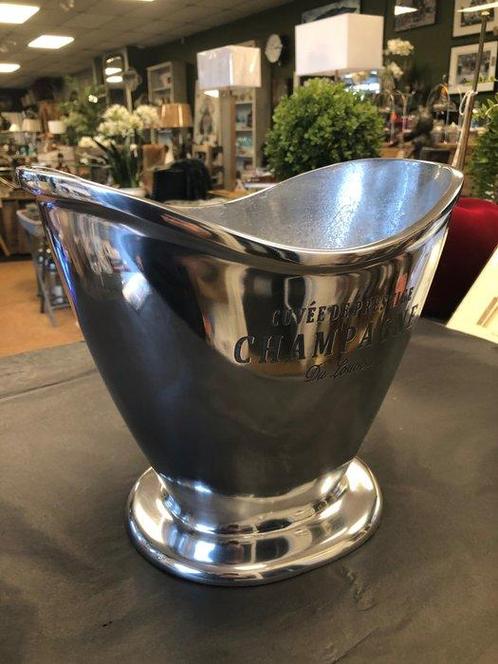 Champagne koeler - Aluminium - Gegraveerd met Cuvée de, Verzamelen, Wijnen
