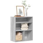 vidaXL Boekenkast 60x30x71,5 cm bewerkt hout grijs sonoma, Verzenden, Nieuw, Overige houtsoorten