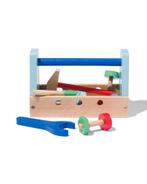 HEMA Gereedschapskist hout 21.5x10.5x14, Kinderen en Baby's, Speelgoed | Overig, Verzenden, Nieuw