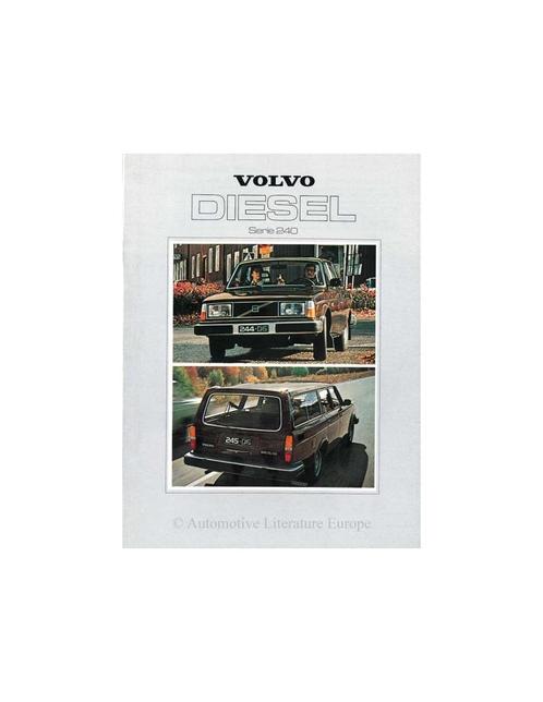1979 VOLVO 240 DIESEL BROCHURE NEDERLANDS, Boeken, Auto's | Folders en Tijdschriften, Volvo