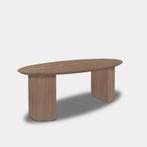 Tafel Ovaal Eikenhout  half rond  200x100, Huis en Inrichting, Tafels | Eettafels, Nieuw
