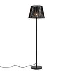 Buiten vloerlamp zwart met kap zwart touw IP44 - Virginia, Nieuw, Overige materialen, Minder dan 50 watt