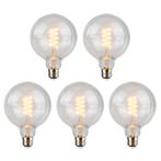 Voordeelpakket LED Filament Globe lamp spiraal 125mm 4 Watt, Ophalen of Verzenden, Nieuw