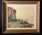 René Mailhe (XX) - Falaises de Sainte-Marguerite Cap Brun, Antiek en Kunst, Kunst | Schilderijen | Klassiek