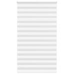 vidaXL Zebra rolgordijn 130x230 cm stofbreedte 125,9cm, Verzenden, Nieuw, Wit