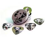Blikje + plectrums met afbeelding van een Dalmatiër hond, Ophalen of Verzenden, Nieuw
