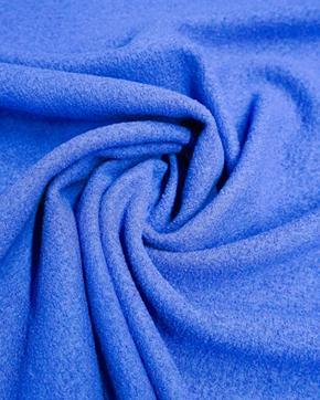 Luxe Wol Bouclé Blauw, Hobby en Vrije tijd, Stoffen en Lappen, Blauw, Nieuw