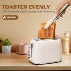 Aigostar Retro Broodrooster - Toaster - 800W - Beige, Witgoed en Apparatuur, Verzenden, Nieuw