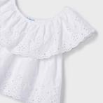 Blouse (white), Kinderen en Baby's, Kinderkleding | Maat 134, Nieuw, Meisje, Shirt of Longsleeve, Mayoral