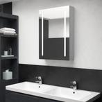 vidaXL Badkamerkast met spiegel en LED 50x13x70 cm, Verzenden, Nieuw