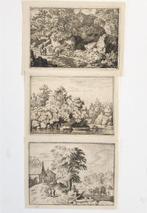Allaert van Everdingen (1621-1675) - Drie etsen 1650 in, Antiek en Kunst