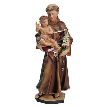 Sint Antonius beeldje 22 cm - Kerstbeeldjes religieus beschikbaar voor biedingen