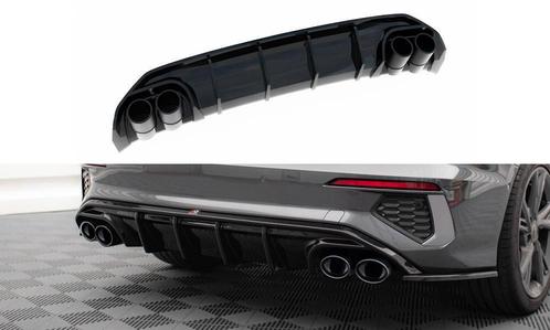 Diffuser Audi S-Line Sedan 8Y Maxton Glans Zwart met, Auto-onderdelen, Carrosserie en Plaatwerk, Ophalen of Verzenden
