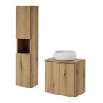 Badkamermeubelset Newport kolomkast wastafelonderkast wastaf, Huis en Inrichting, Badkamer | Badkamermeubels, Verzenden, Nieuw