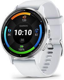 Garmin Venu 3 45 mm zilver van roestvrij staal met wit, Telecommunicatie, Overige Telecommunicatie, Gebruikt, Verzenden