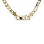 Bicolour gouden vintage fantasie collier 14 krt, Ophalen of Verzenden, Nieuw