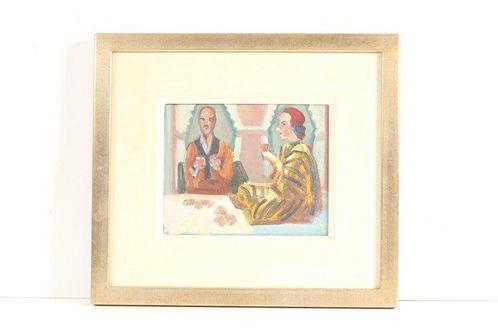 Murry Hoffman (1900-1978) - LETS PLAY CARDS., Antiek en Kunst, Kunst | Schilderijen | Klassiek