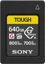 Sony CFexpress Geheugenkaart 640 gb (Foto & Video), Audio, Tv en Foto, Fotografie | Geheugenkaarten, Verzenden, Nieuw