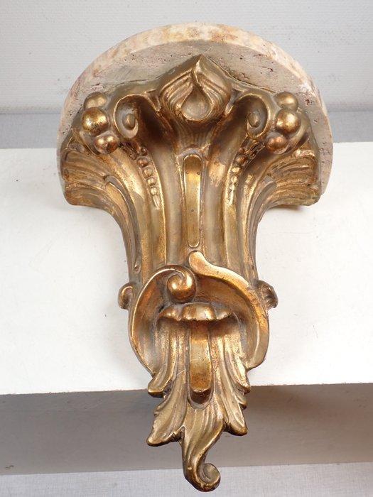 Wandplank beugel - Hout, Gips, Antiek en Kunst, Antiek | Overige Antiek