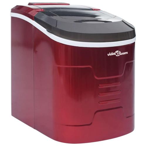 vidaXL IJsblokjesmachine 2,4 L 15 kg/24 u rood, Witgoed en Apparatuur, Overige Witgoed en Apparatuur, Nieuw, Verzenden