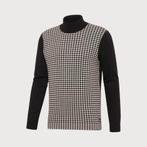 -40% Blue Industry  Blue Industry Koltrui met pied de poule, Kleding | Heren, Verzenden, Nieuw, Zwart