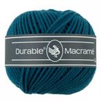 Durable Macramé - 375 petrol - Katoen Garen, Hobby en Vrije tijd, Breien en Haken, Ophalen of Verzenden, Nieuw