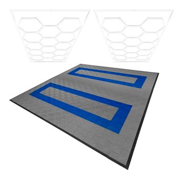 Hexagon LED-verlichting x 2 en Geventileerde beschikbaar voor biedingen